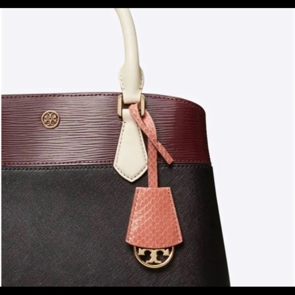 NWT! Tory Burch Robinson triple compartment tote - Picture 2 of 7